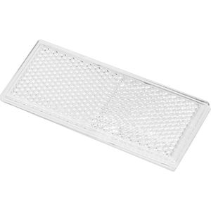 ProPlus Zelfklevende witte reflector - 85 x 40 mm - E-keur - Voor voertuigen en opritten