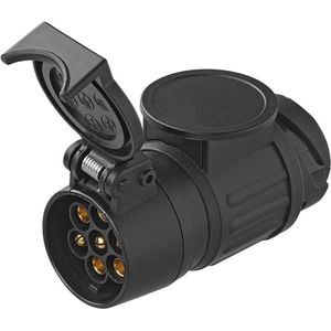 Pro Plus Verloopstekker - 13 naar 7 Polig - 12 Volt - 10 cm - Zwart - blister