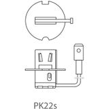 ProPlus - Autolamp - 12V - 55W - PK22s - Helder Licht