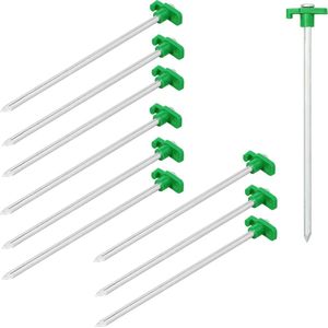 ProPlus Tentharingen met kunststof haak - metaal - 25 cm - set van 6