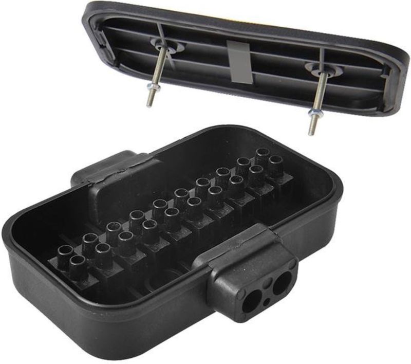 ProPlus - Verbindingsdoos - 10-polig - Kunststof - Zwart