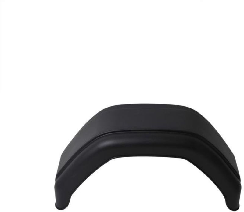 Pro Plus Spatbord - Spatscherm - Kunststof - Hoekig - 13 inch - Zwart