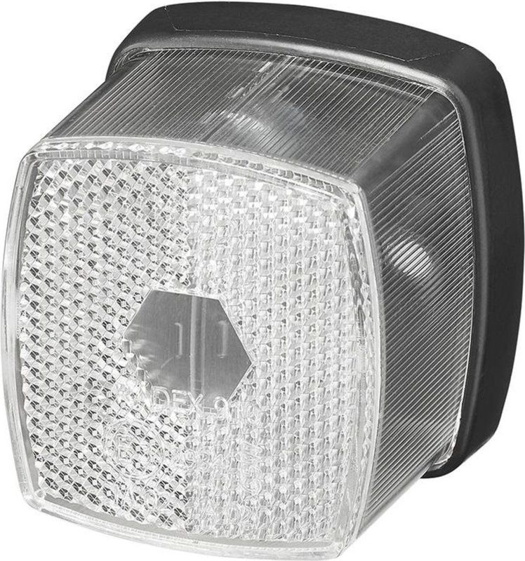 Pro Plus Markeringslamp - Zijlamp - Contourverlichting - Wit - 65 x 60 mm - Reflector - blister