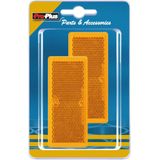ProPlus - Zelfklevende Reflectoren - Oranje - 85 x 40 mm - 2 Stuks
