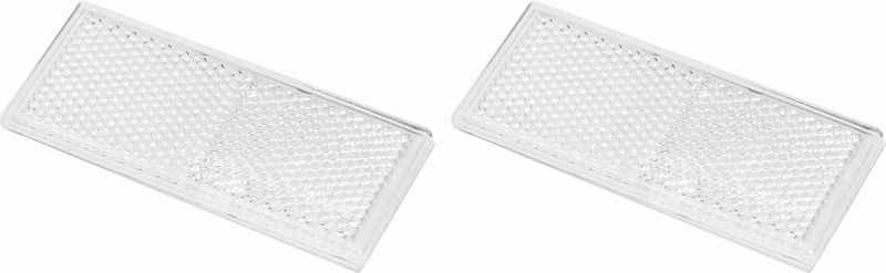 Pro Plus Reflector Zelfklevend - 82 x 36 mm - Wit - 2 stuks