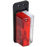 ProPlus - Breedtelicht op Houder - Rood/Wit - 92 x 42 mm - 12V - Incl. Gloeilampje