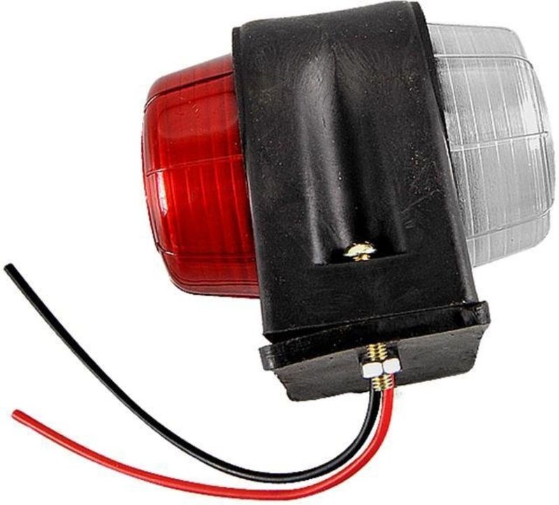 Pro Plus Breedtelicht - Rood en Wit - 67 x 78 mm - Plat - blister