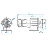 ProPlus - Stekker 13-polig - Aanhangeronderdeel - PVC