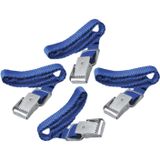 Pro Plus Fietsriempjes met Metalen Gesp - Fietsendrager - 4 stuks