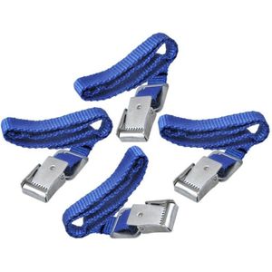 Pro Plus Fietsriempjes met Metalen Gesp - Fietsendrager - 4 stuks