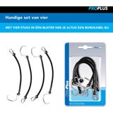Pro Plus Borgketting - PVC - 285 mm - Haak en Oog - 4 stuks