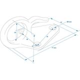 ProPlus - Touwhaak - Metaal - Set van Vijf Stuks