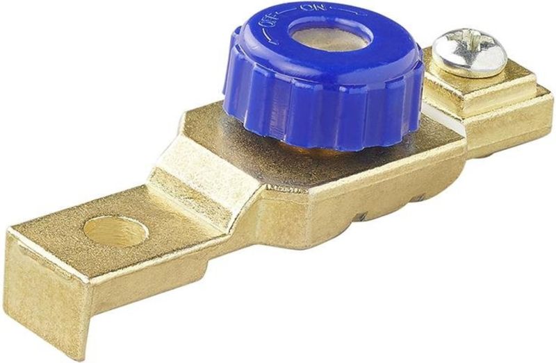 ProPlus Accupoolklem met stroomonderbreker - Ø 17,5 mm - Minpool - Anti-diefstal - 6V/12V/24V