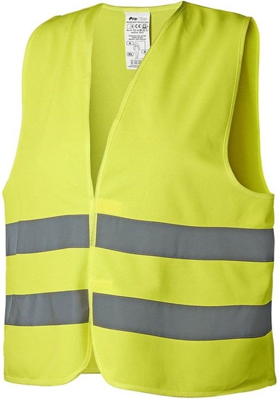 ProPlus - Veiligheidsvest - Geel - Polyester