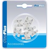 ProPlus Steekzekeringen - 25 Ampère - Transparant - 6 stuks