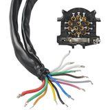 Pro Plus Trekhaakkabelset - Inclusief 13 Polig Jaeger Stekker en 1.50 meter Kabel