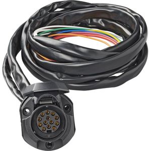 stekkerdoos 13-polig Jaeger met micro-switch 7 cm zwart
