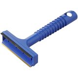 Pro Plus IJskrabber met Messing Blad - 17 cm - Blauw