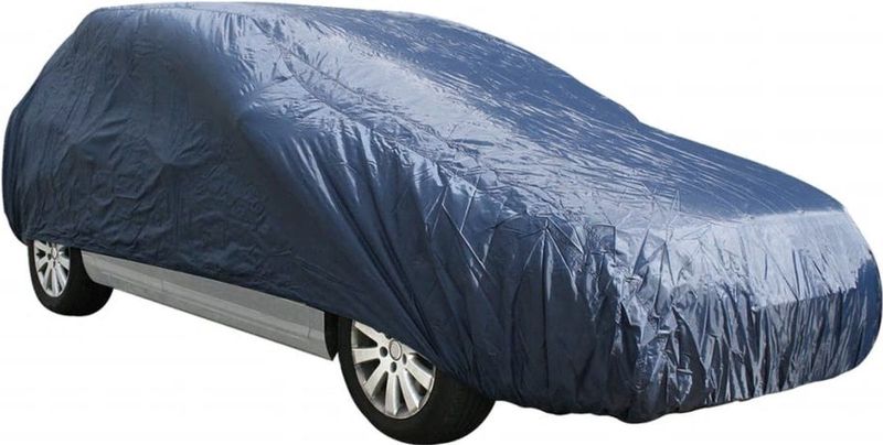 Proplus - autohoes XL 524 x 191 x 122 cm polyester blauw