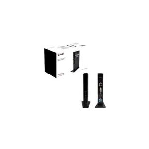 Club 3D UNIVERSEEL USB 3.0 Type A 1x HDMI 1x DVI ,UTP aansluitingen DisplayLink™ gecertificeerd Docking Station