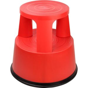Opstapkruk desq roll-a-step 42cm kunststof rood | 1 stuk