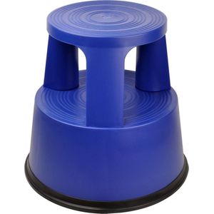 DESQ® opstapkruk - Blauw - Kunststof - Hoogte 42,6 cm