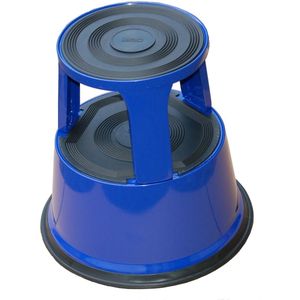 Opstapkruk desq roll-a-step 42cm metaal blauw | 1 stuk