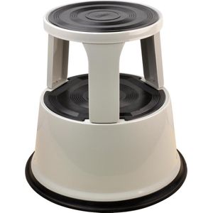 DESQ® Opstapkruk - Grijs - Metaal - Hoogte 42,6 cm