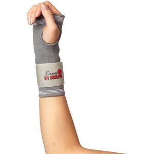 Easy in Shape Polsbrace S/M | Pols ondersteuning | Polsband | Elastisch | Grijs