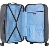 CarryOn Skyhopper kofferset – TSA Trolleyset met OKOBAN – Dubbele wielen - Zwart