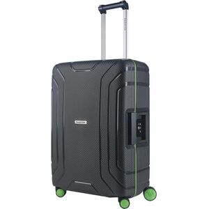 CarryOn Steward TSA Reiskoffer 70 liter - 65cm Middenmaat Koffer met kliksloten - Donkergrijs