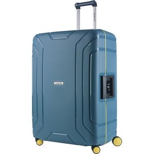 CarryOn Steward TSA Reiskoffer 100 liter - Grote koffer 75cm met kliksloten - Blauw