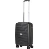 CarryOn Transport Handbagagekoffer 55cm - Handbagage 35 Ltr met USB - OKOBAN - Dubbele wielen - Zwart