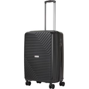 CarryOn Transport Middenmaat Reiskoffer 67cm - Koffer met Expander en TSA-slot - OKOBAN - Zwart