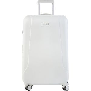 CarryOn Skyhopper Grote Reiskoffer 78cm - Koffer 85 Ltr met TSA-slot en OKOBAN - Wit