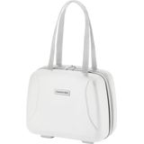 CarryOn Skyhopper Beautycase Dames - Make-up Koffer - Luxe Toilettas - Spiegel - Cijferslot - Wit