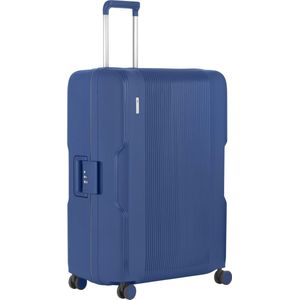 CarryOn Protector Luxe Reiskoffer 77cm - Grote koffer met TSA-slot driepuntsluiting - Ultralicht (blauw, L)