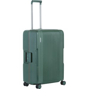 CarryOn Protector Luxe Reiskoffer 66cm - Middenmaat koffer 67 Ltr met TSA-klikslot en OKOBAN - Ultrasterk - Groen
