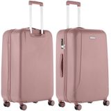 CarryOn Skyhopper Reiskoffer - 78cm TSA Trolley met OKOBAN - Dubbele wielen - Old Pink