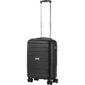 TravelZ Big Bars Handbagage Koffer 55cm - TSA Reiskoffer - Ultrasterk - Zwart