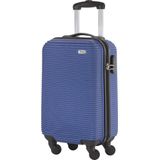 TravelZ Horizon Handbagagekoffer - 54cm Handbagage Trolley 35 Ltr - Blauw