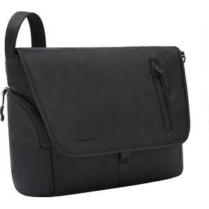 Travelon Urban Anti-diefstal Laptoptas - Schoudertas met RFID bescherming - Messenger bag - Zwart - 43500-500