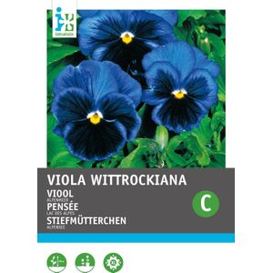 Intratuin bloemenzaad Viooltje donkerblauw (Viola wittrockiana 'Alpenmeer')