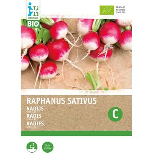 Biologische Intratuin groentezaad Radijs (Raphanus sativus 'Sparkler 2')