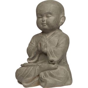 Intratuin tuinbeeld boeddha grijs 22 x 21 x 32 cm