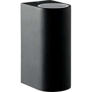 Intratuin wandlamp Euporie zwart 9,2 x 6,7 x 15 cm