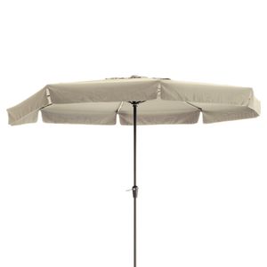 Parasol Chios | Ø 350 cm (groot) | Taupe | UPF 80+ | Intratuin