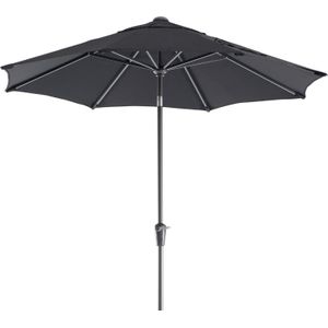 Parasol Trinidad | Ø 300 cm | Zwart | UPF 80+ | Intratuin