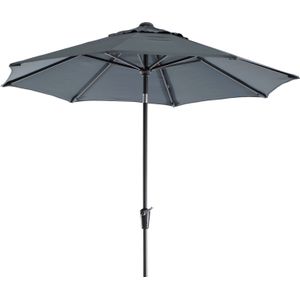 Parasol Trinidad donkergrijs 80+UV D 250 cm | Intratuin