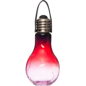 Intratuin LED tafellamp D 9 H 18 cm rood
